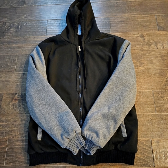 Men's Hooded Fleece Lined Sweatshirt sz 2xl - Picture 2 of 7